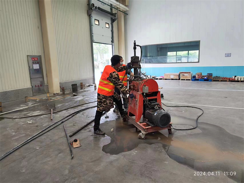 成安厂房地面下沉塌陷注浆加固施工